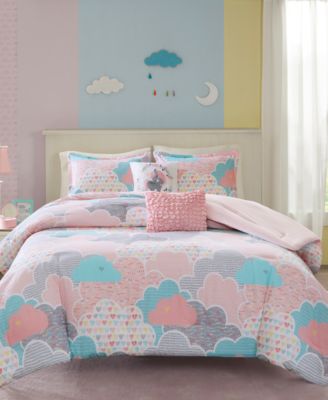 Intelligent Design - Kids Cloud 4-Pc. Printed Twin/Twin XL Comforter Set