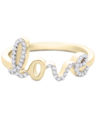 Wrapped - Diamond Love Ring (1/6 ct. t.w.) in 14k Gold