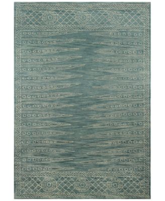 Bashian - Nico NIC-153 Teal 5' x 7'6" Area Rug