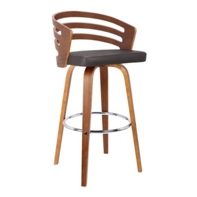 Armen Living - Jayden 26" Swivel Counter Stool, Quick Ship