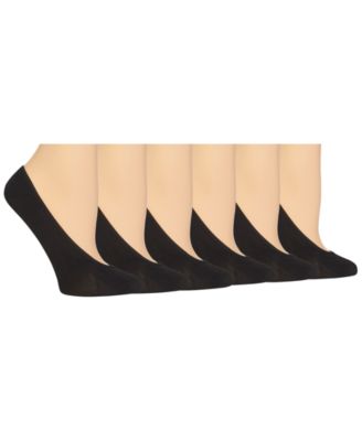 Hot Sox - Solid Foot Liner Socks 6 Pack