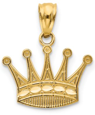 Macy's - Royal Crown Charm Pendant in 14k Gold