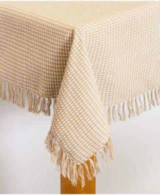 Lintex - Homespun Ecru100% Cotton Tablecloth 60"X120"