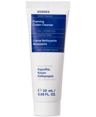 KORRES - FREE Greek Yoghurt Foaming Cleanser deluxe sample with any $30 Korres purchase