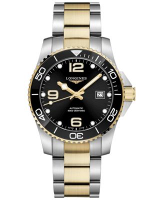 Longines - Men's Swiss Automatic HydroConquest Two-Tone Stainless Steel Bracelet Watch 41mm