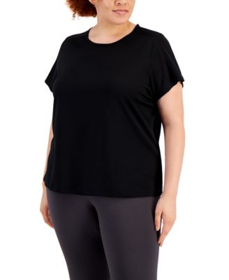 ID Ideology - Plus Size Birdseye Mesh T-Shirt