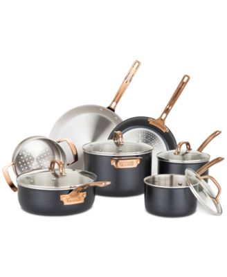 Viking - 11-Pc. 3-Ply Stainless Steel Induction-Safe Cookware Set