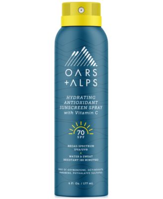 Oars + Alps - Oars + Alps Hydrating Antioxidant Sunscreen Spray SPF 70, 6 oz.