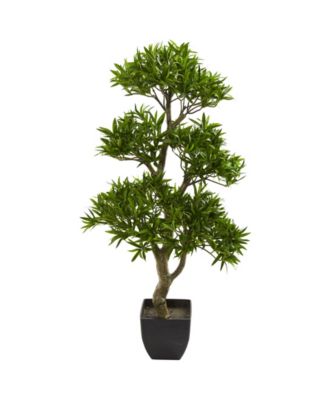 Nearly Natural - 37” Bonsai Styled Podocarpus Artificial Tree