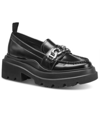 GH Bass - Women's Chain Lug Platform Loafer Flats