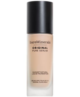 bareMinerals - Original Pure Serum Radiant Natural Liquid Foundation Mineral SPF 20, 1 oz.