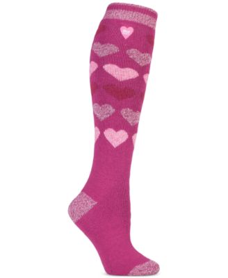 Heat Holders - Laura Hearts Long Socks