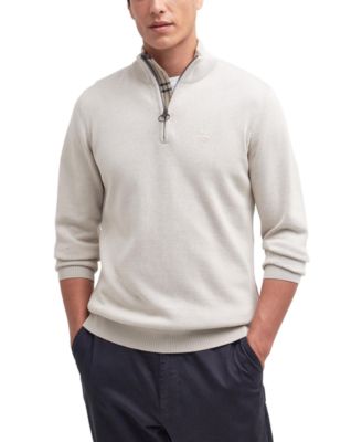 Barbour - Men's Half-Zip Cotton Sweater