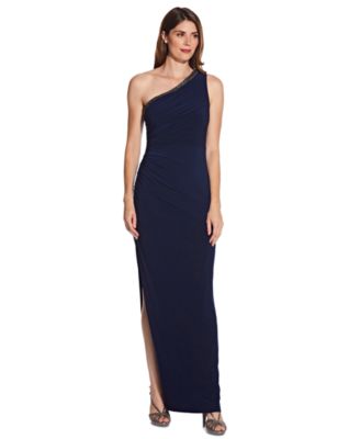 Adrianna Papell - One-Shoulder Jersey Gown