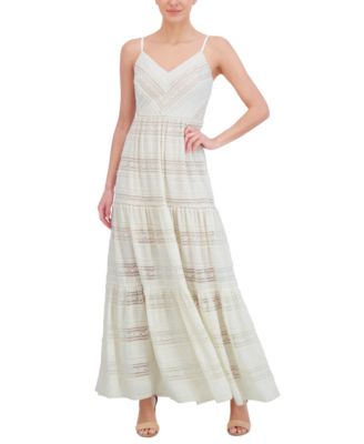 Eliza J - Women's Lace Tiered Maxi Dress