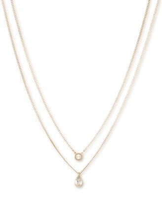 DKNY - Double Row Pendant Necklace