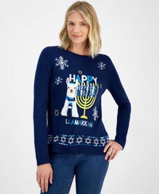 Holiday Lane - Women's  Happy Llamakah Sweater
