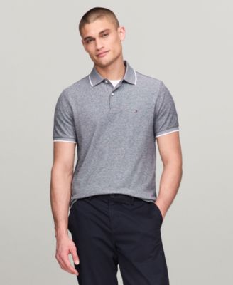 Tommy Hilfiger - Men's Regular-Fit Tipped Polo Shirt