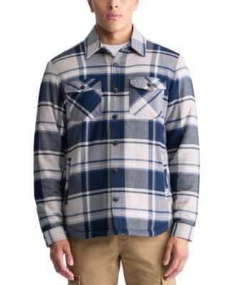 Buffalo David Bitton - Men's Jalika Long Sleeve Button-Front Plaid Shirt Jacket