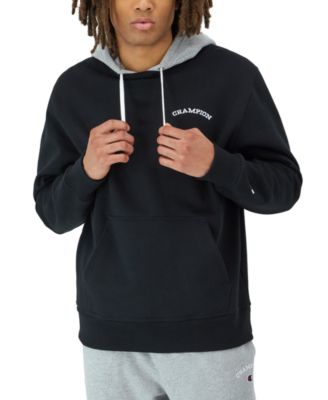 Champion - Men's Power Blend Drawstring Logo Hoodie