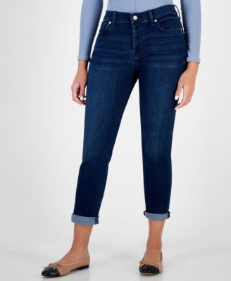 7 For All Mankind - Women's Josefina High-Rise Slim-Fit Boyfriend Jeans
