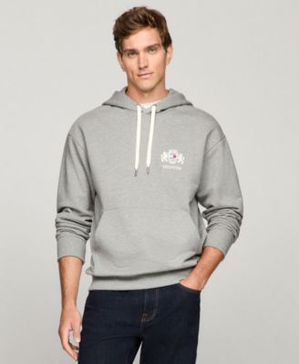 Tommy Hilfiger - Men's Embroidered Hilfiger Crest Hoodie