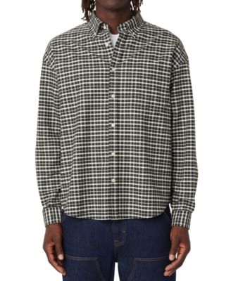 Frank And Oak - Men's Jasper Loose-Fit Check Button-Down Oxford Shirt