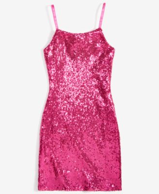 With Jules - Big Girls Sleeveless Sequin Bodycon Dress