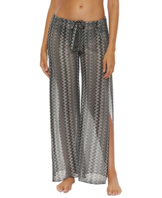 Becca - Women's Granite Bay Crochet Split-Leg Cover-Up Pants