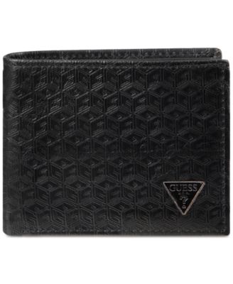 GUESS - G Cube Embossed Leather Wallet