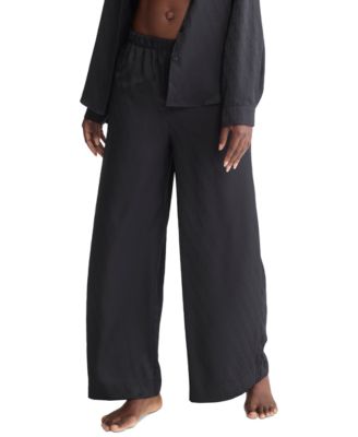 Calvin Klein - Women's Satin Jacquard Sleep Pants