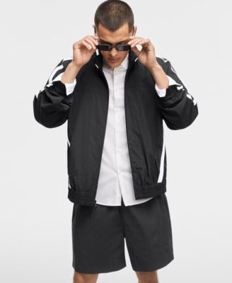 Mode of One - Men's Solid Ripstop Track Jacket