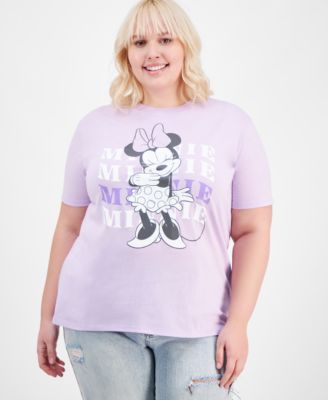 Disney - Trendy Plus Size Minnie Mouse Giggle T-Shirt