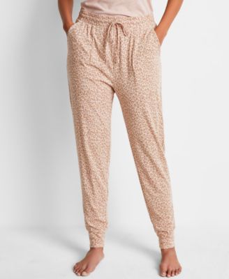 State of Day - Plus Size Printed Jogger Pajama Pants