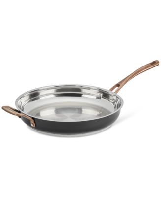 Cuisinart - Matte Black Elegance Stainless Steel 12" Skillet