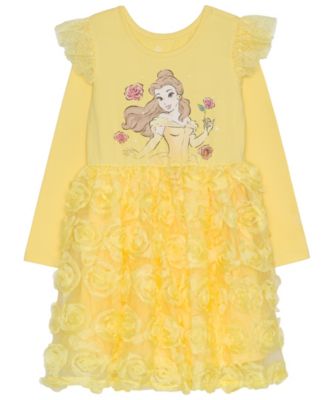 Disney - Toddler & Little Girls Sweet Belle Rosette Dress