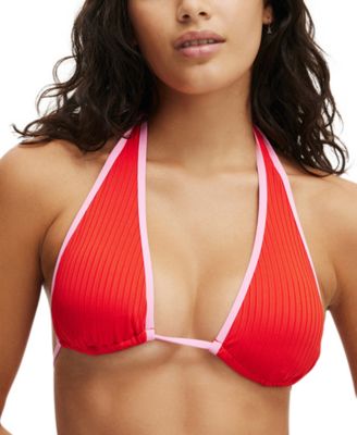 COTTON ON - Women's High Apex Triangle Bikini Top