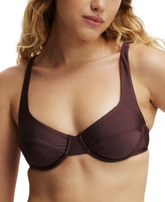 COTTON ON - Women's Underwire Balconette Bikini Top