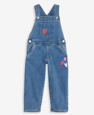 Epic Threads - Toddler Girls Tally Denim Overalls