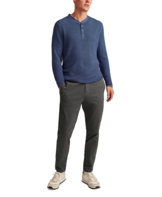 Bonobos - Men's Long Sleeve Geometric Pattern Henley