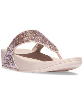 FitFlop - Women's Lulu Multi-Tonal Glitter Wedge Sandals