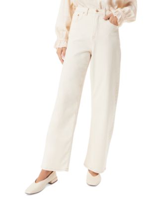 Sam Edelman - Women's High-Rise Barrel-Leg Jeans