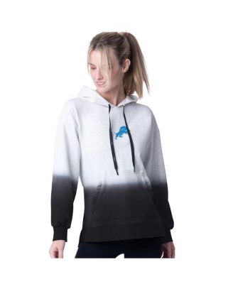 MSX by Michael Strahan - Women's Gray Detroit Lions Daniela Pullover Hoodie