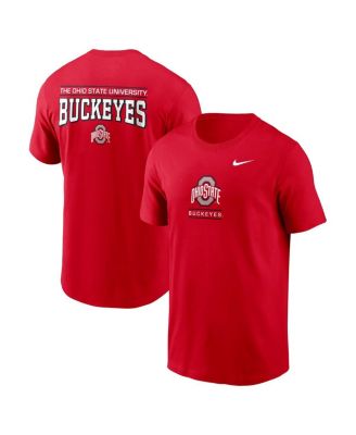Nike - Men's Scarlet Ohio State Buckeyes 2-Hit T-Shirt