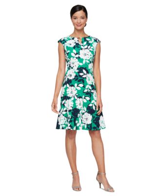 SL Fashions - Women's Floral-Print A-Line Dress