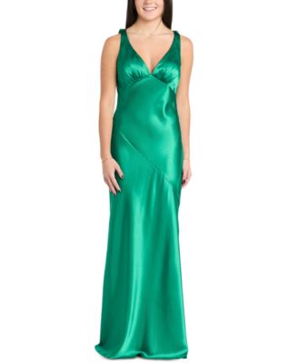 Morgan & Company - Women's Cowl-Back Charmeuse Gown