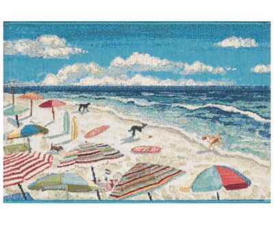 Liora Manne' - Esencia Dog Beach 2'x2'10" Area Rug