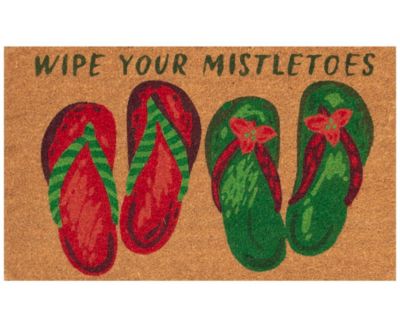 Liora Manne' - Natura Wipe Your Mistletoes Rug Collection