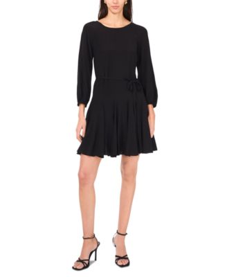 1.STATE - Women's Long-Sleeve Godet Dress