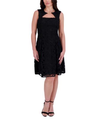 kensie - Women's Guipure Lace Cutout Dress